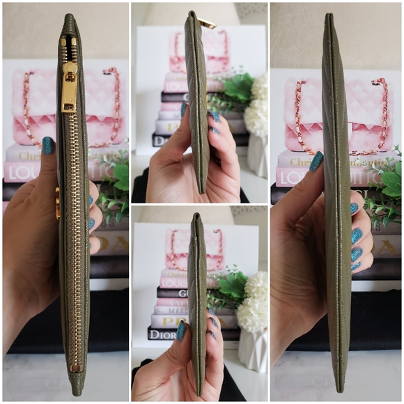 Authentic Pre-owned Yves Saint Laurent Grain De Poudre Bill Pouch Clutch - Picture 10 of 13